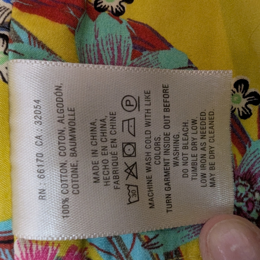 Anthropologie Maeve Sunniva Yellow Floral Ribbon Strap Dress Size XS Boho pocket - Picture 11 of 14